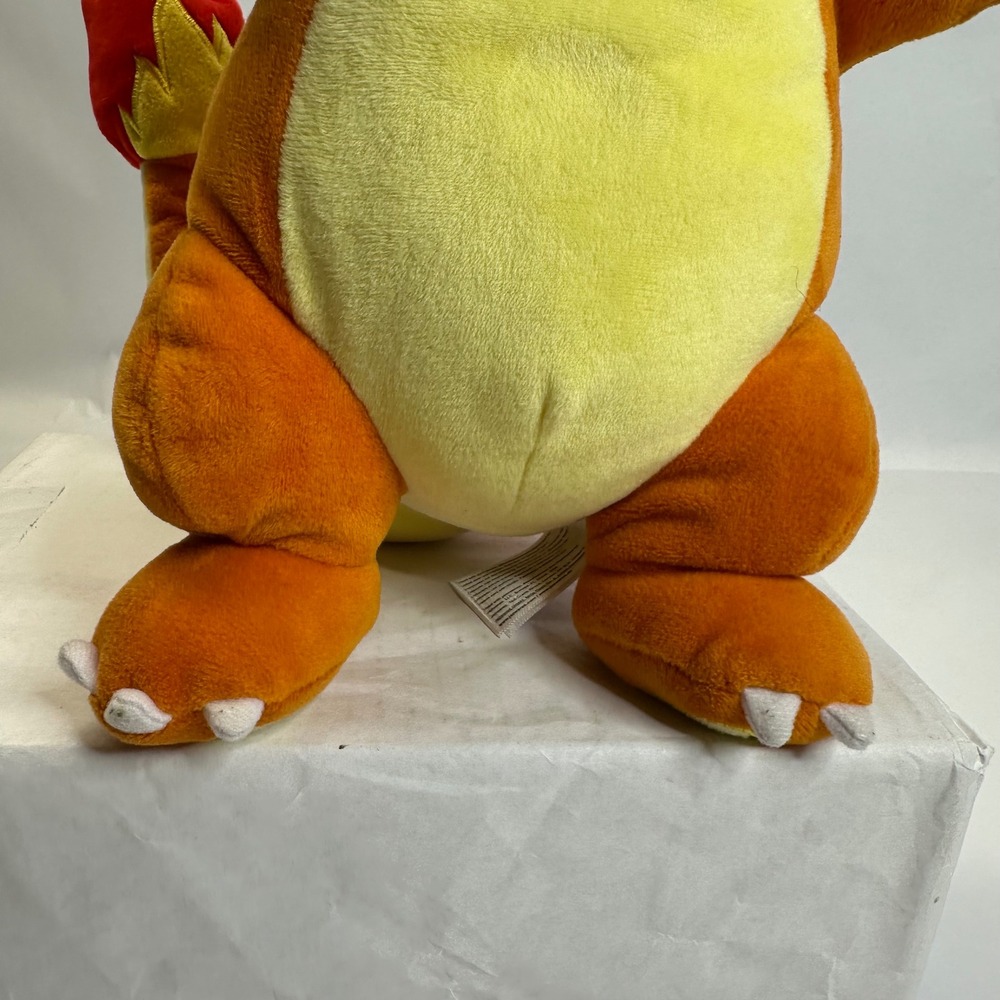 Pokemon Charmander Sound‎ Lights Plush Stuffed Animal Orange Fire Type 10" Works - Picture 5 of 11